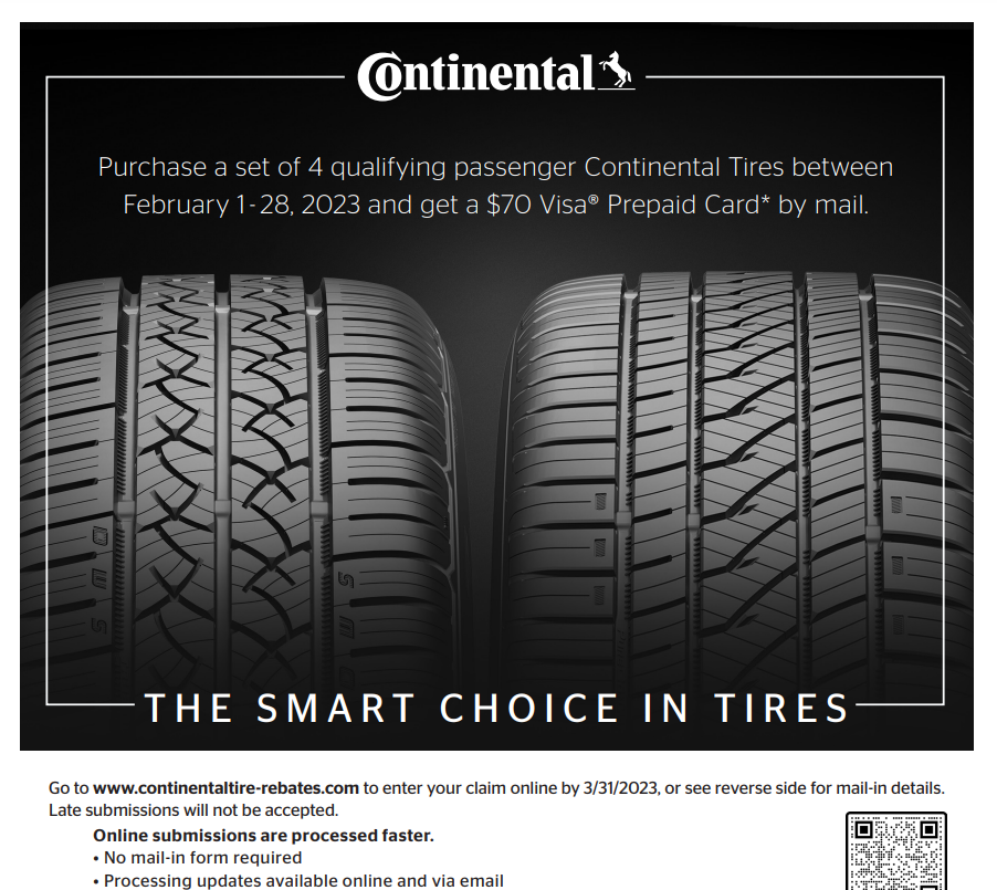 Continental Tire Rebate