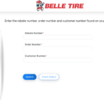 Belle Tire Rebate