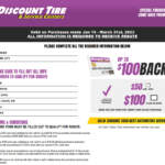 Discount Tire Rebate