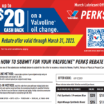 Valvoline Rebate