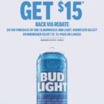 Budweiser Mail In Rebates Forms