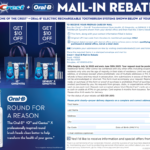 Oral B Io Rebate Form