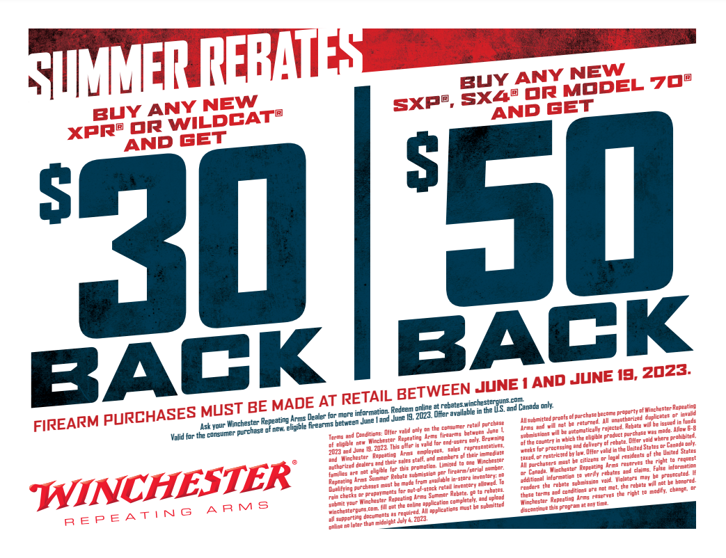 Winchester Rebate Form