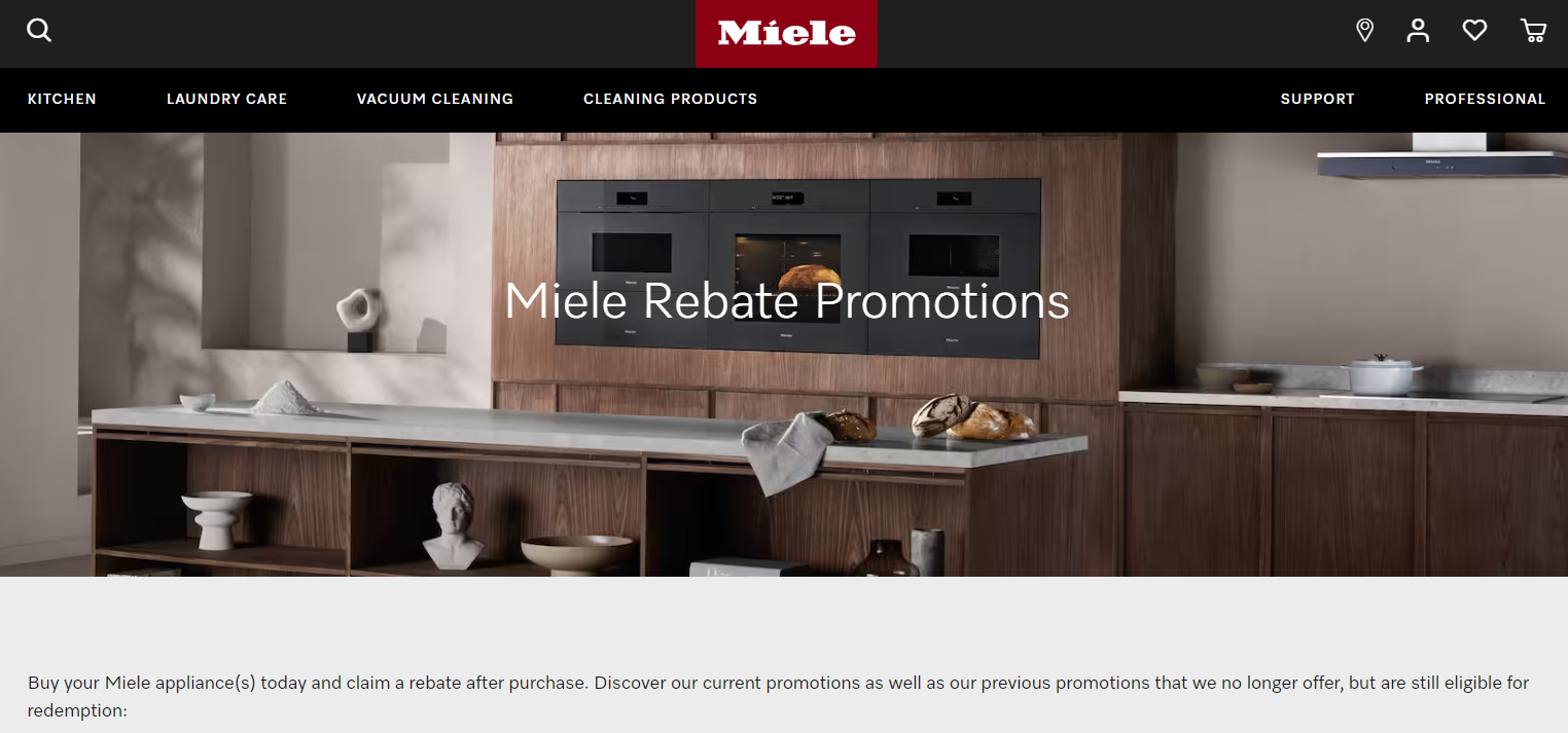 Miele Rebate