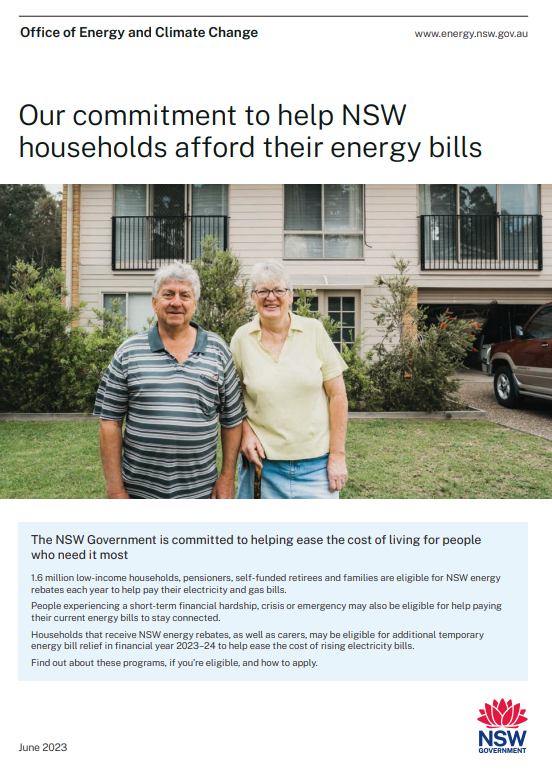 Low Income Energy Rebate