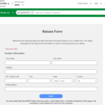 Menards Rebate Form