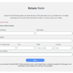 Menards Rebate Printable Form