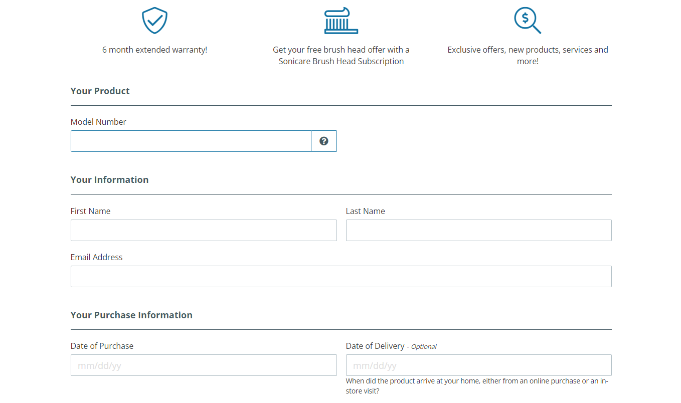 Sonicare Rebate Form 2023