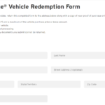 Citi Drivers Edge Redemption Form