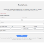 Menards 11% Rebate Form