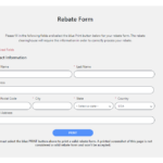 Menards Rebate Form Printable