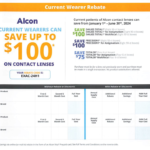 Alcon Rebate Redemption Form