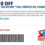 Valvoline Oil Rebate 2024 Printable