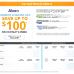 Alcon Rebate Redemption Form 2024 Printable