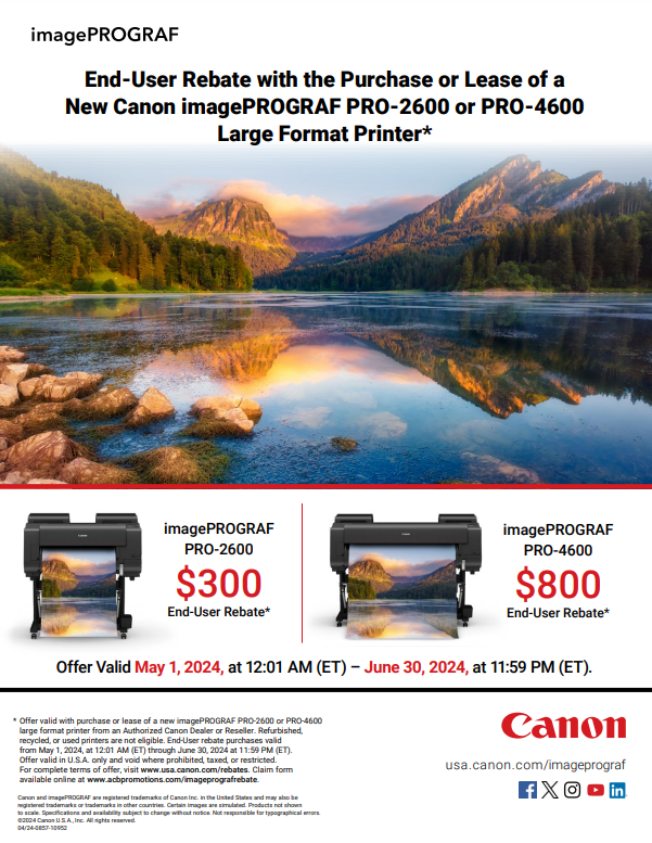 Canon Printer Rebate