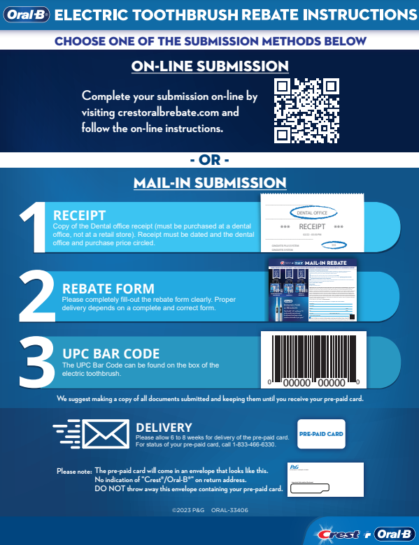 Oral B 50 Rebate Form